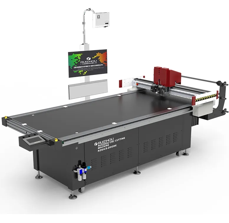 Oscillating Knife Multi Layers Cloth Cutting Machine